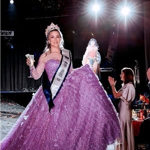Mori Lee Lavender Ball Gown